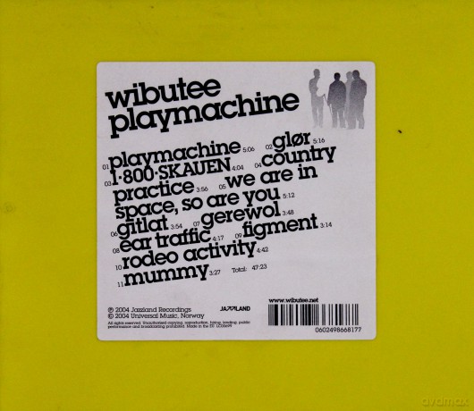 Wibutee: Playmachine [CD]