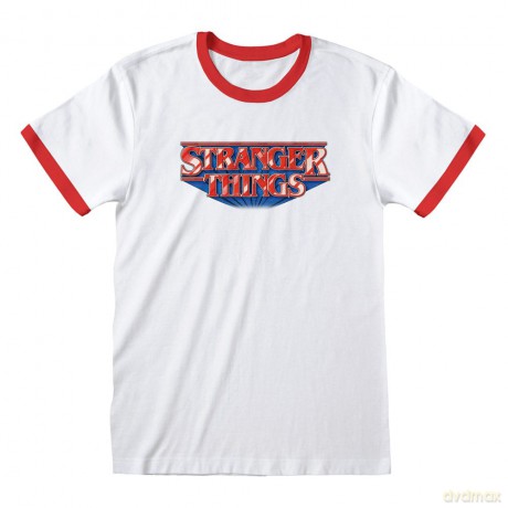 Stranger Things T-Shirt Retro Logo Size S