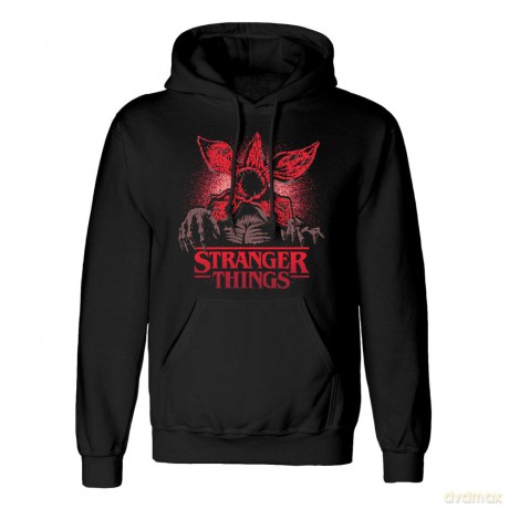 Stranger Things Hooded Sweater Pixel Demogorgon Size L