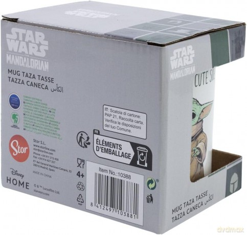 Star Wars: The Mandalorian Kubek Cute Baby Grogu 325 ml