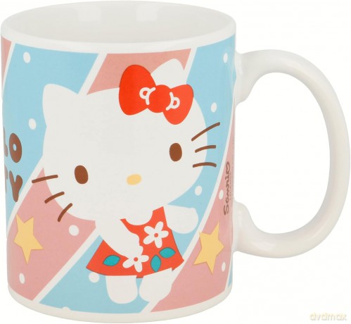Sanrio Kubek Cute Hello Kitty Red Dress 325 ml