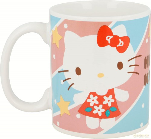 Sanrio Kubek Cute Hello Kitty Red Dress 325 ml