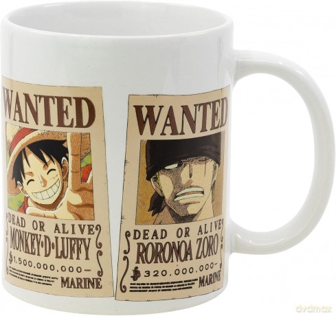 Stor One Piece Kubek Wanted 325 ml