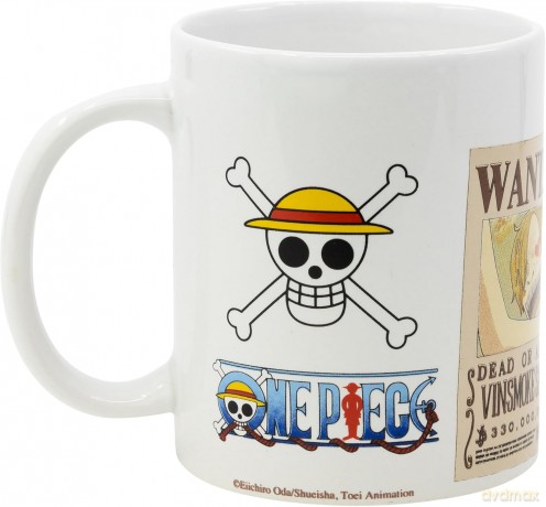 Stor One Piece Kubek Wanted 325 ml