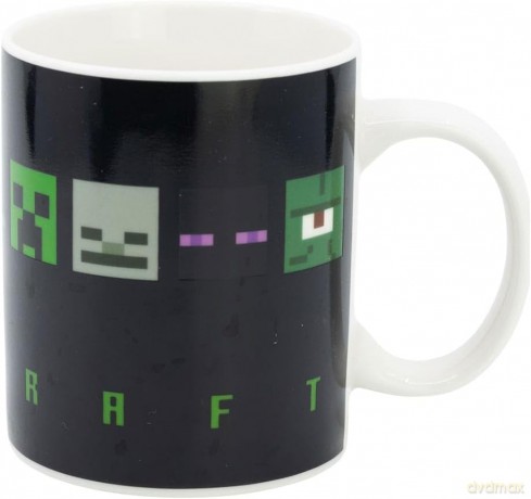 Minecraft Heat Change Mug Squared Pattern 325 ml