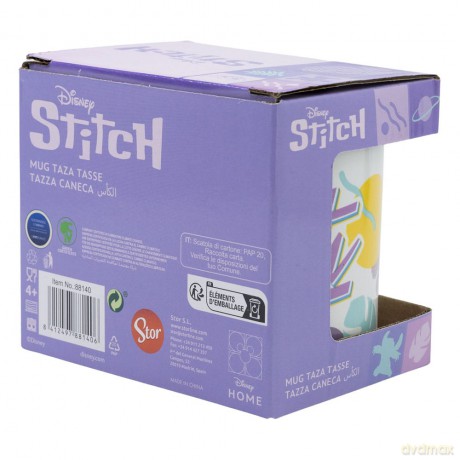 Stor Lilo & Stitch Kubek Hawaian Flower 325 ml