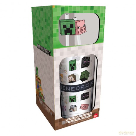 Minecraft Szklanka ze słomkami Characters 485 ml