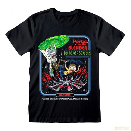 Steven Rhodes T-Shirt Rick and Morty Portal Collab Size L