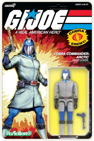 GI Joe ReAction+ Action Figure Wave 3 Arctic Cobra Commander (Cartoon) 10 cm