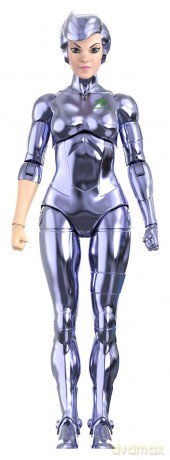 SilverHawks Ultimates Action Figure Steelheart (Toy Version) 18 cm