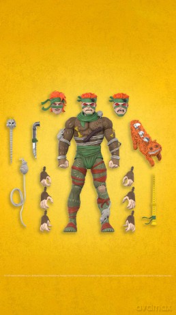 Teenage Mutant Ninja Turtles Ultimates Action Figure Rat King 18 cm