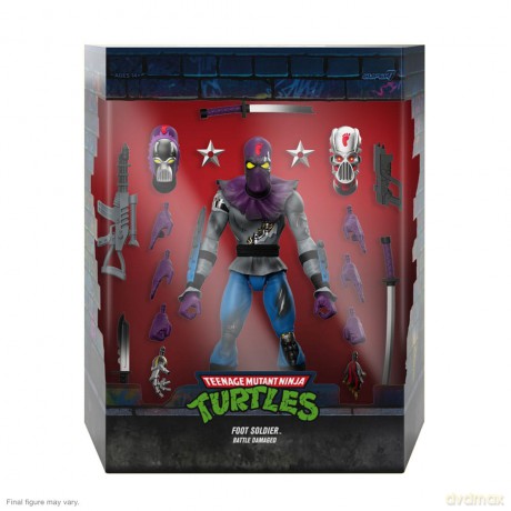 Teenage Mutant Ninja Turtles Ultimates Action Figure Foot Soldier (Battle Damaged) 18 cm