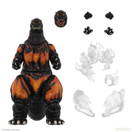 Toho Ultimates Action Figure Burning Godzilla 1995 20 cm