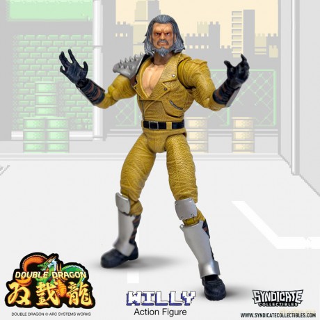 Double Dragon Deluxe Action Figure 1/12 Willy 18 cm