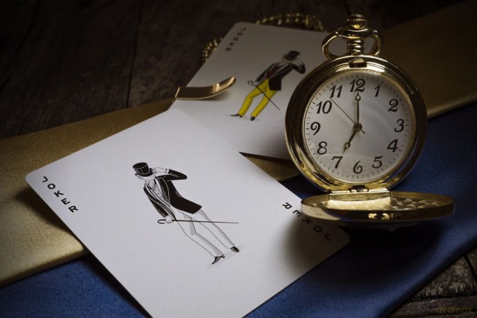 Tycoon Playing Cards Blue