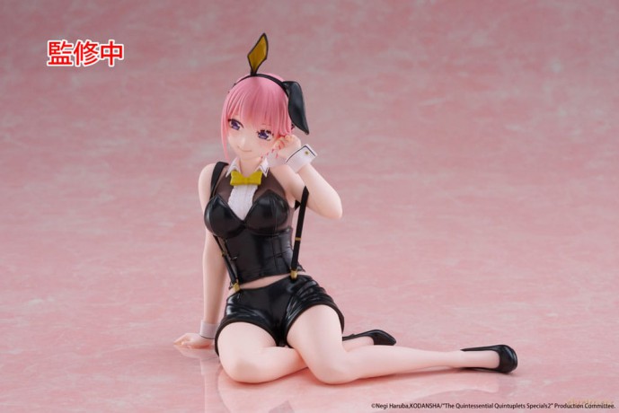 The Quintessential Quintuplets 3 PVC Statue Desktop Cute Figure Ichika Nakano Bunny Ver. 13 cm