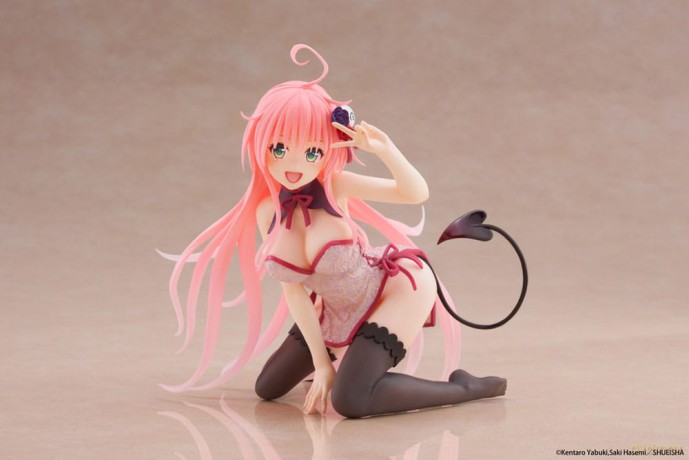To Love-Ru Darkness PVC Statue Desktop Cute Figure Lala Chinese Dress Ver. 13 cm