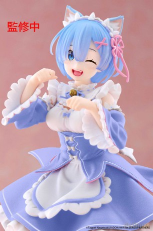 Re:Zero Starting Life in Another World Coreful PVC Statue Rem Cat Maid Ver. Renewal 18 cm