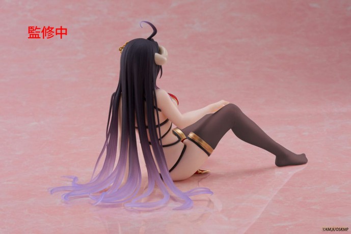 Overlord PVC Statue Desktop Cute Figure Albedo Chinese Dress Ver. Renewal 13 cm
