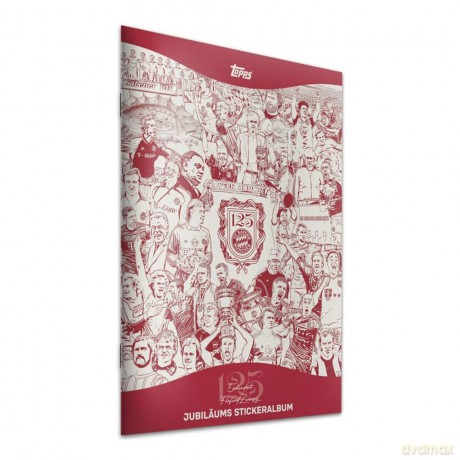 125 Kolekcja Naklejek Jahre FC Bayern München Album *wersja niemiecka*