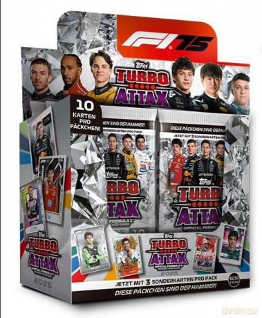 Formula 1 Turbo Attax TCG 2025 Booster Display (24)