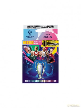 UEFA Champions League 2025/26 Sticker Collection Mega Eco Pack