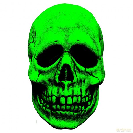 Don Post Vinyl Mask Glowin Ghoulies Skull