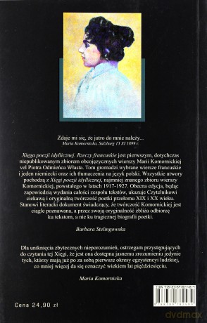 Xięga Poezji Idyllicznej. Rzeczy Francuskie - Komornicka Maria [KSIĄŻKA]