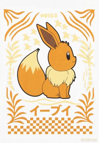 Pokémon T-Shirt Eevee Size L
