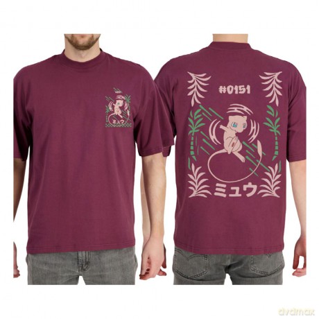 Pokémon T-Shirt Bordeaux Mew Size S