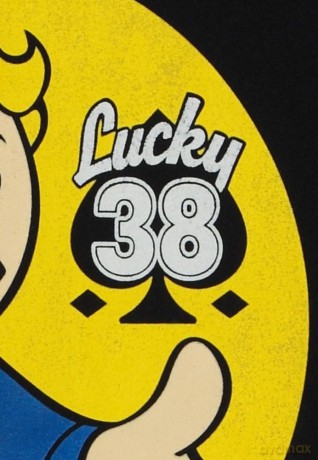 Fallout T-Shirt Lucky 38 Dice Size S