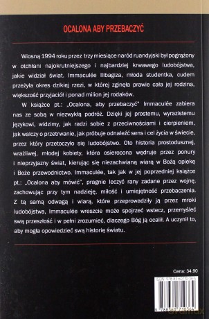 Ocalona Aby Przebaczyć - Ilibagioza Immaculee [KSIĄŻKA]