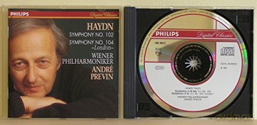 Wiener Philharmonike: Ph/Haydn - Symphonies Nos. 102 [CD]