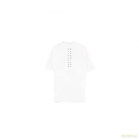 PlayStation T-Shirt Logo White Loose Fit Size L