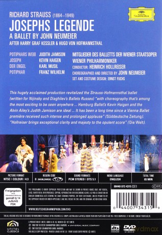 Wiener Philharmoniker: Strauss R:Joseph Legende [DVD]
