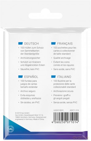 Ultimate Guard Classic Sleeves Standard Size (100)