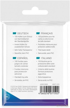 Ultimate Guard Precise-Fit Sleeves Standard Size (100)