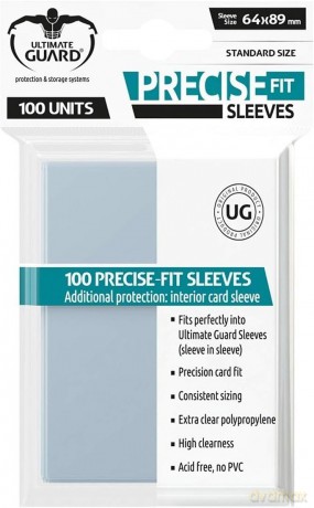 Ultimate Guard Precise-Fit Sleeves Standard Size (100)