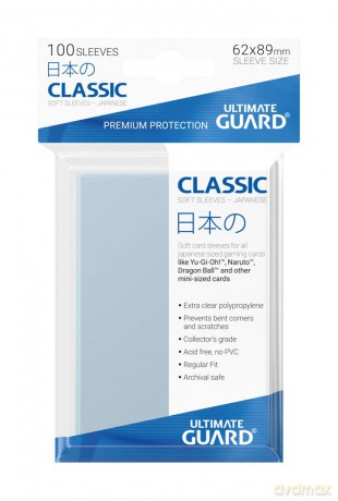 Ultimate Guard Classic Sleeves Japanese Size (100)