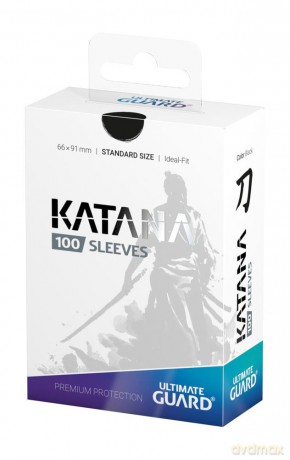 Ultimate Guard Katana Sleeves Standard Size (100) - Black