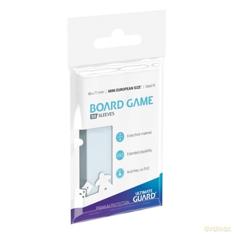 Ultimate Guard Board Game Sleeves (50) - Mini European