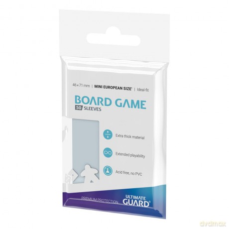 Ultimate Guard Board Game Sleeves (50) - Mini European