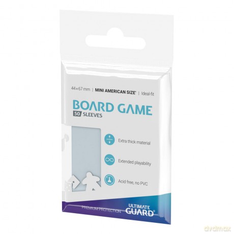 Ultimate Guard Board Game Sleeves (50) - Mini American