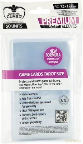 Ultimate Guard Board Game Sleeves (50) - Tarot