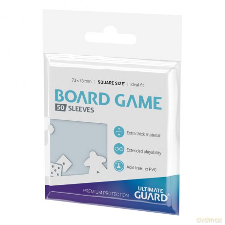 Ultimate Guard Board Game Sleeves (50) - Square