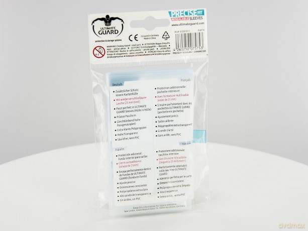 Ultimate Guard Precise-Fit Sleeves Standard Size (100) - Resealable
