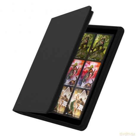 Ultimate Guard Zipfolio 480 24-Pocket Xenoskin - Black