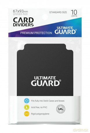 Ultimate Guard Card Dividers Standard Size (10) - Black