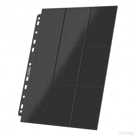 Ultimate Guard 18-Pocket Pages Side-Loading (10) - Black