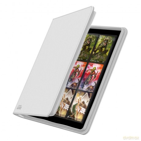 Ultimate Guard Zipfolio 480 24-Pocket Xenoskin - White